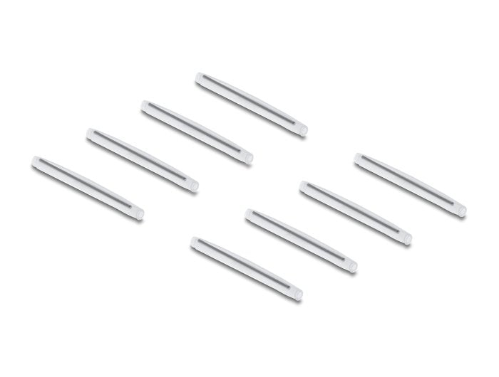 Delock 88098 Caja De Conexión De Fibra Óptica Para Carril Din Con Soporte De Empalme Y 4 X Acoplador Lc Duplex