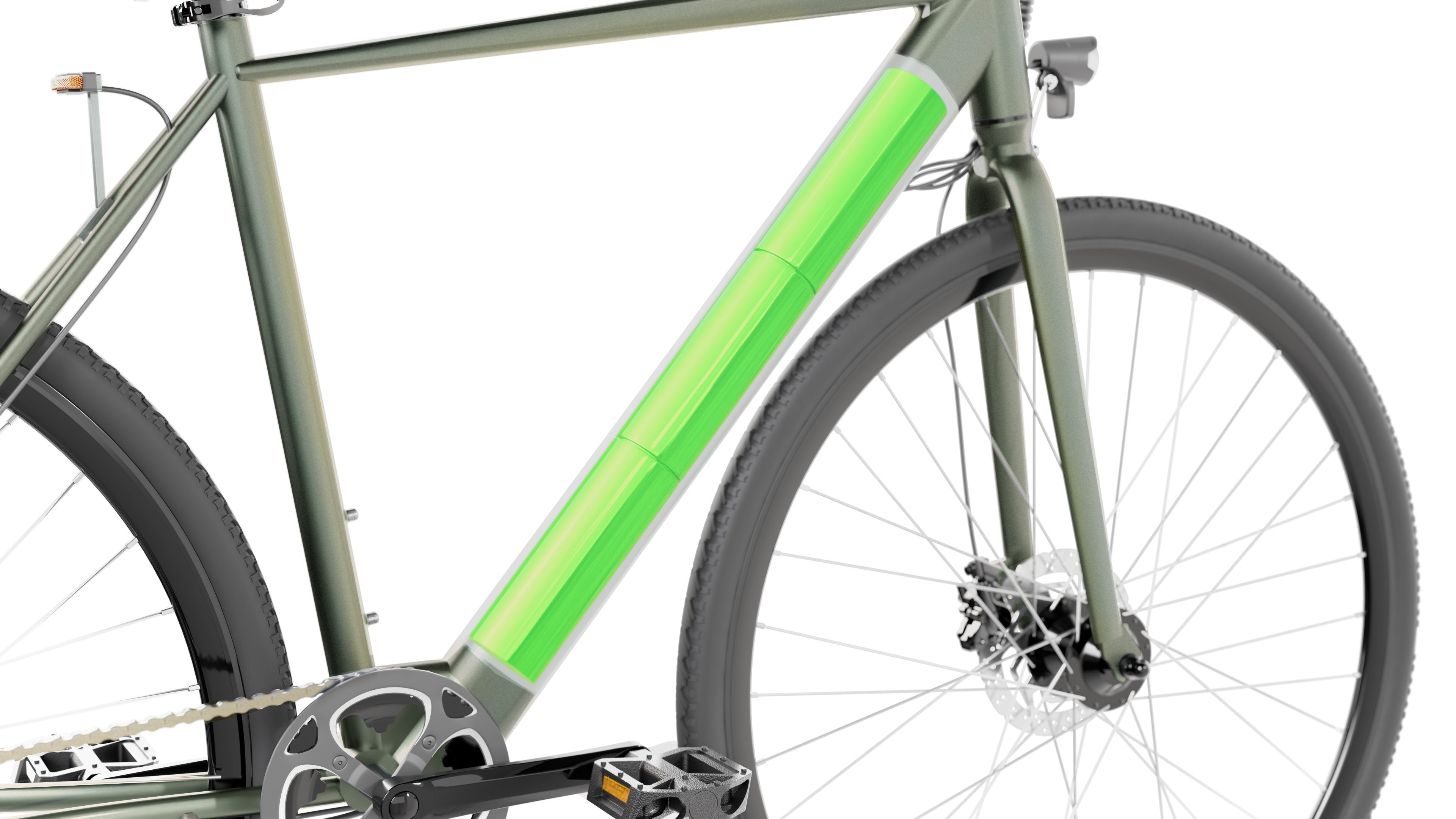 Sharp Gravel E-Bike 250w Motor App 70km GrN Glanz