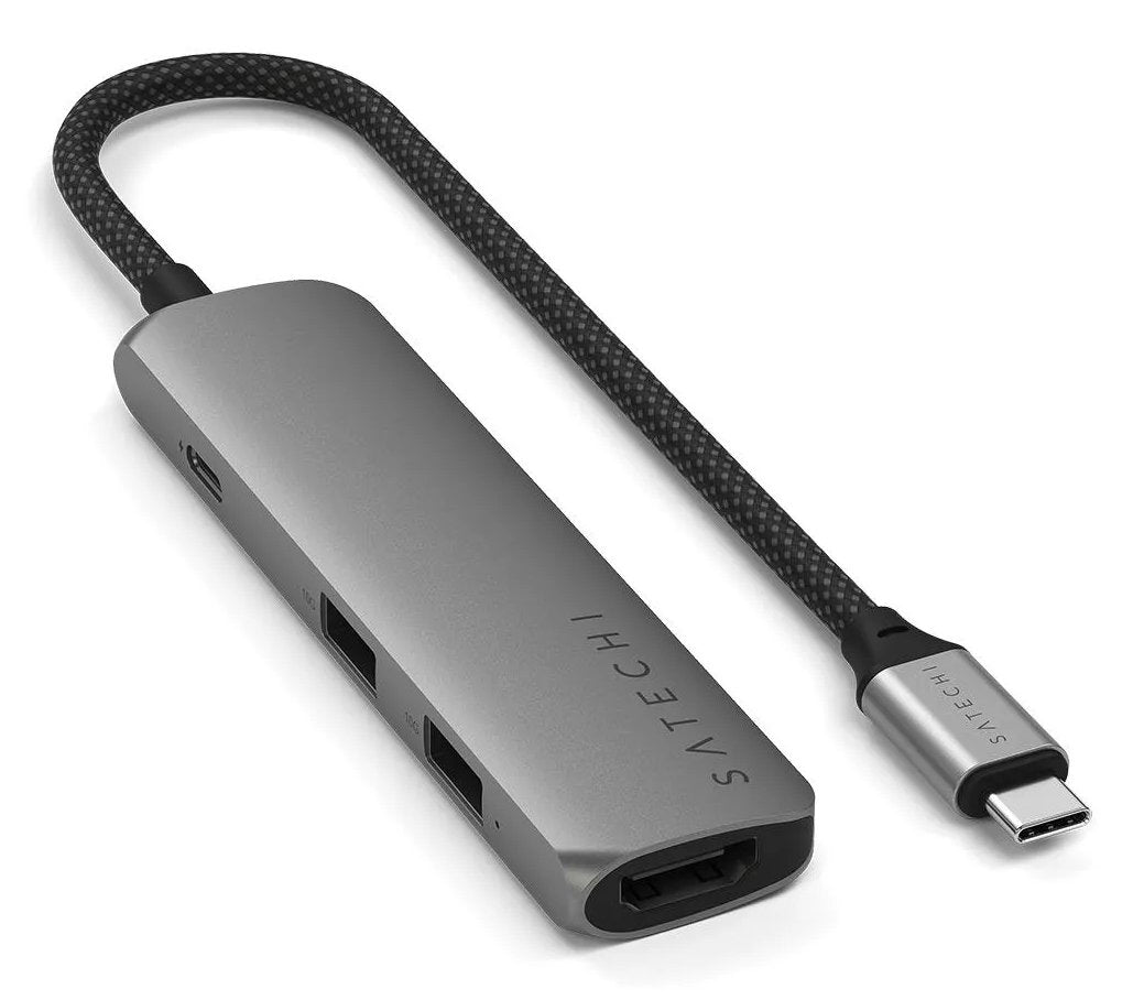 EAN 810086361700 - Satechi ST-P4SM hub de interfaz USB Tipo C 10000 Mbit/s Gris imagen 4
