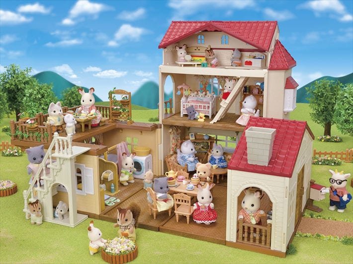 Sylvanian Families Set Country House With Rojo Roof