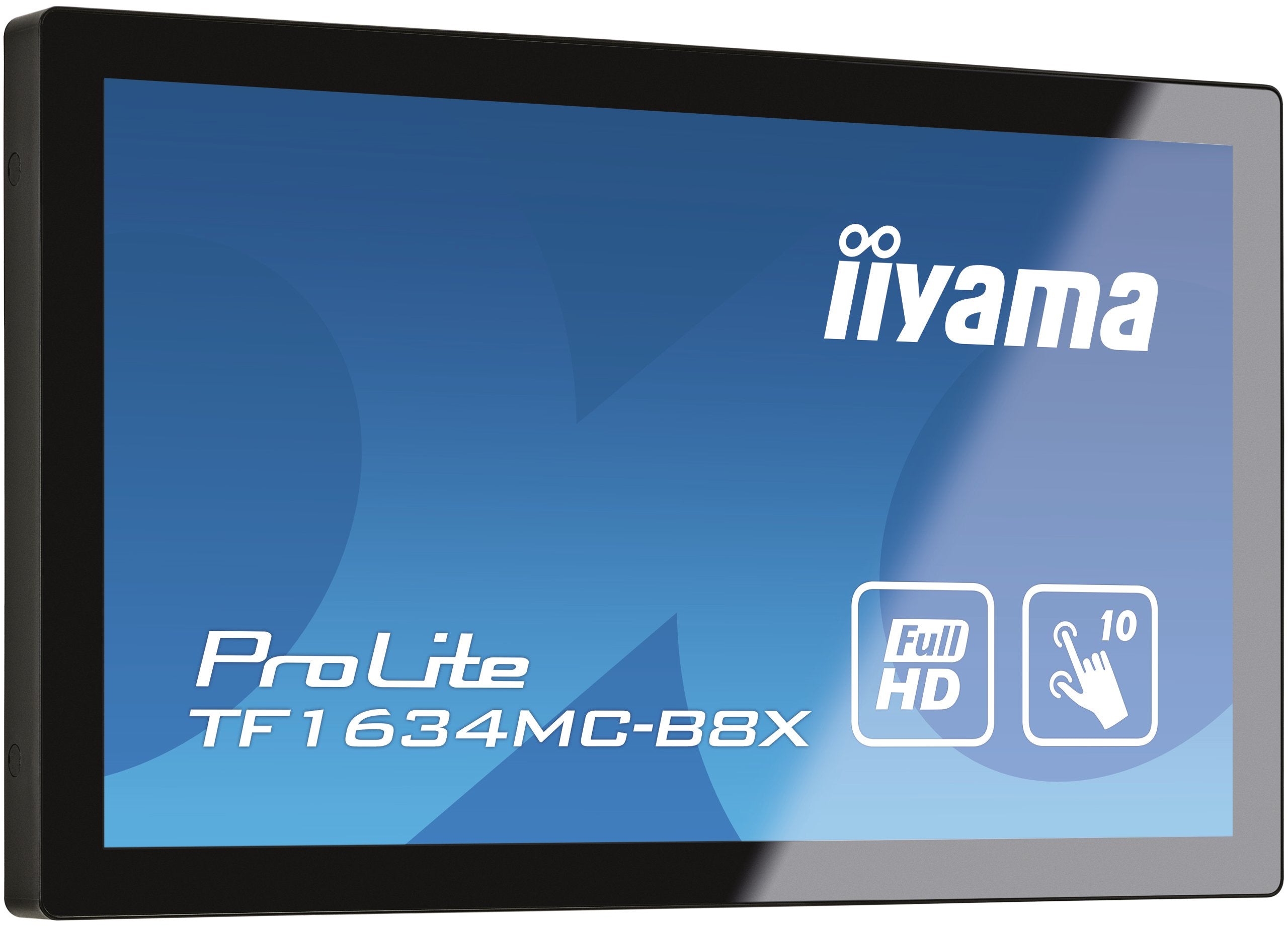 Monitor Iiyama Pro 15,6" Tactil Capacitivo 10 Puntos / Ip65 / (T1634mc-B8x) 1920x1080/ 405cd/ 700:1/ Vga/ Hdmi / Dp /Usb