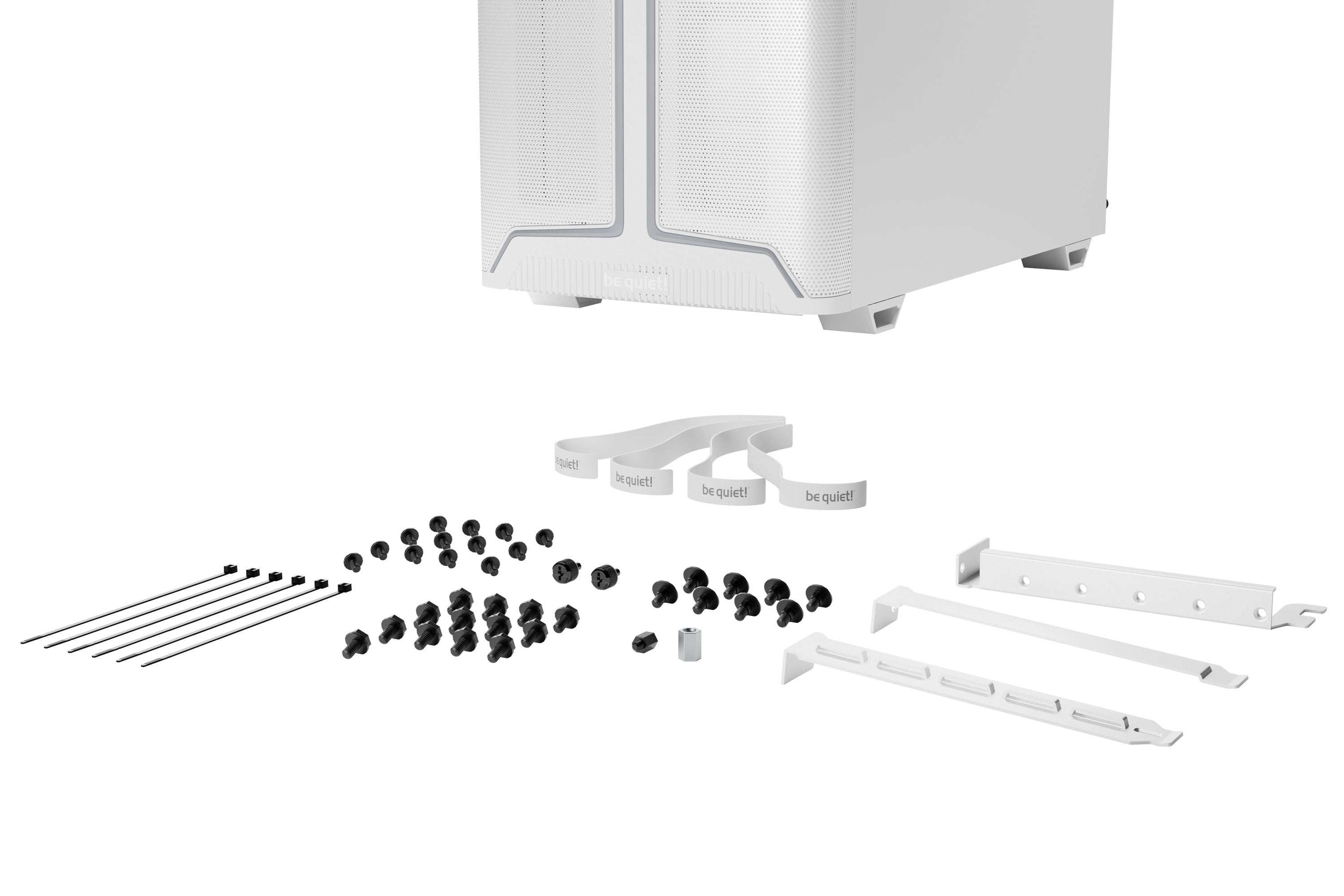Be Quiet Pure Base 501 Dx  (Blanco, Tempered Glass) Bgw77