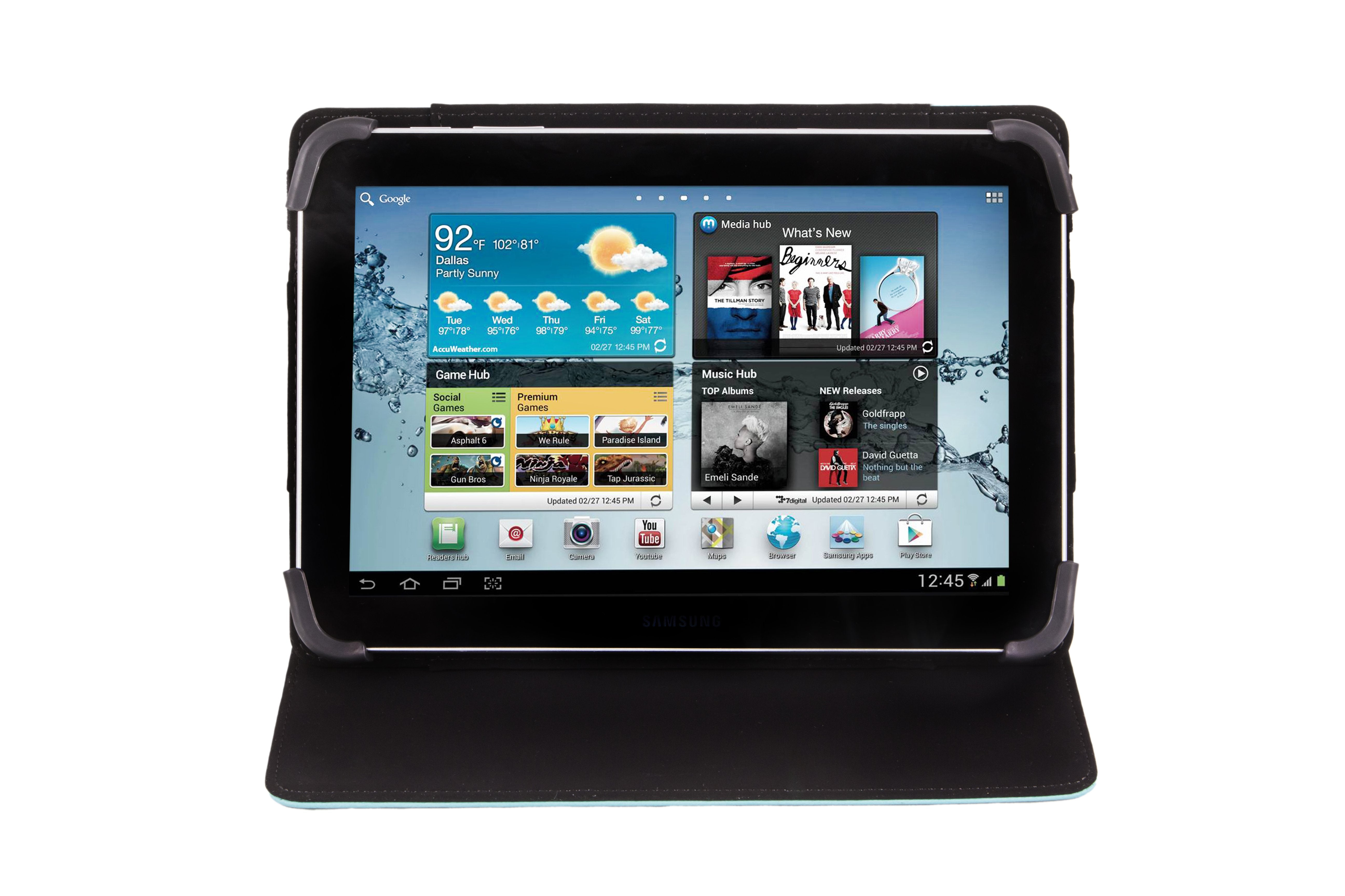 Funda Tablet Universal Silver Ht 9-10.1  Azul Claro