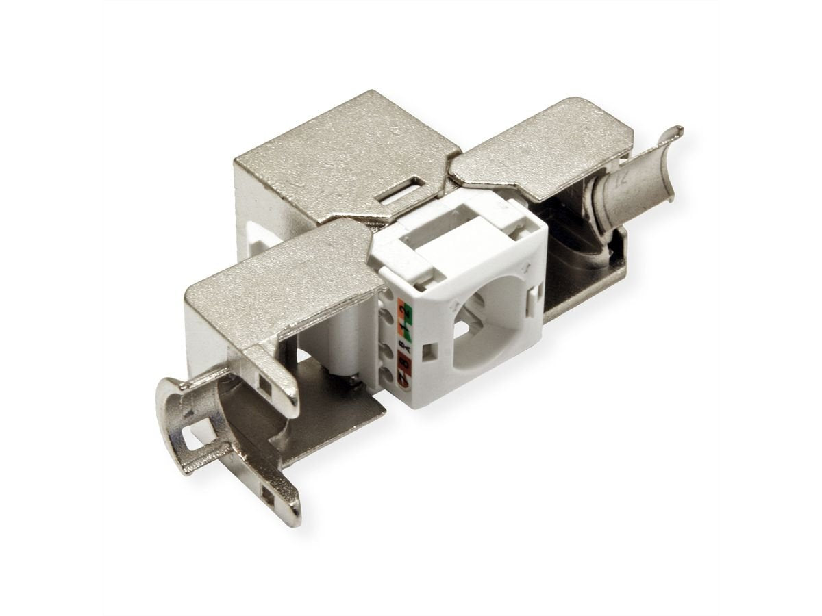Kat.6a Class Ea Keystone Rj-45 Apantallado Sin Herramientas Superslim