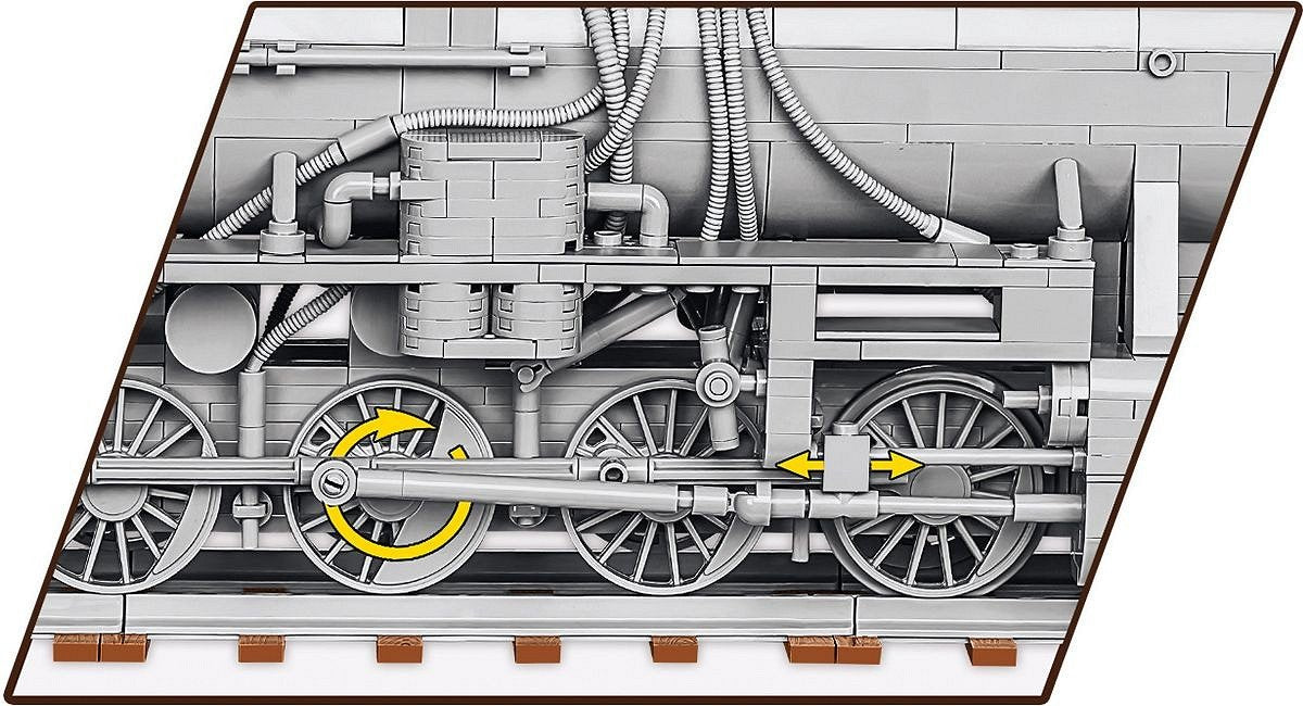 Juguete De Construcción Locomotora De Guerra Cobi Serie 52,  Escala 1:35 Cobi-6281