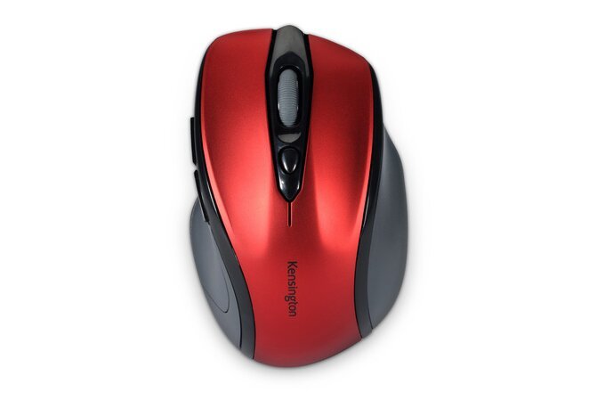 Kensington Pro Fit Mid Size Wireless Ruby Rojo Mouse