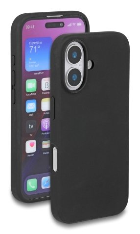 Delock Schutzhülle Para Iphone 16 Aus Soft-Touch Silikon Negro