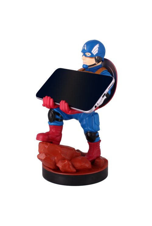 Exquisite Gaming Controller Soporte Y Figura De Carga - Cable Guy Capitán América