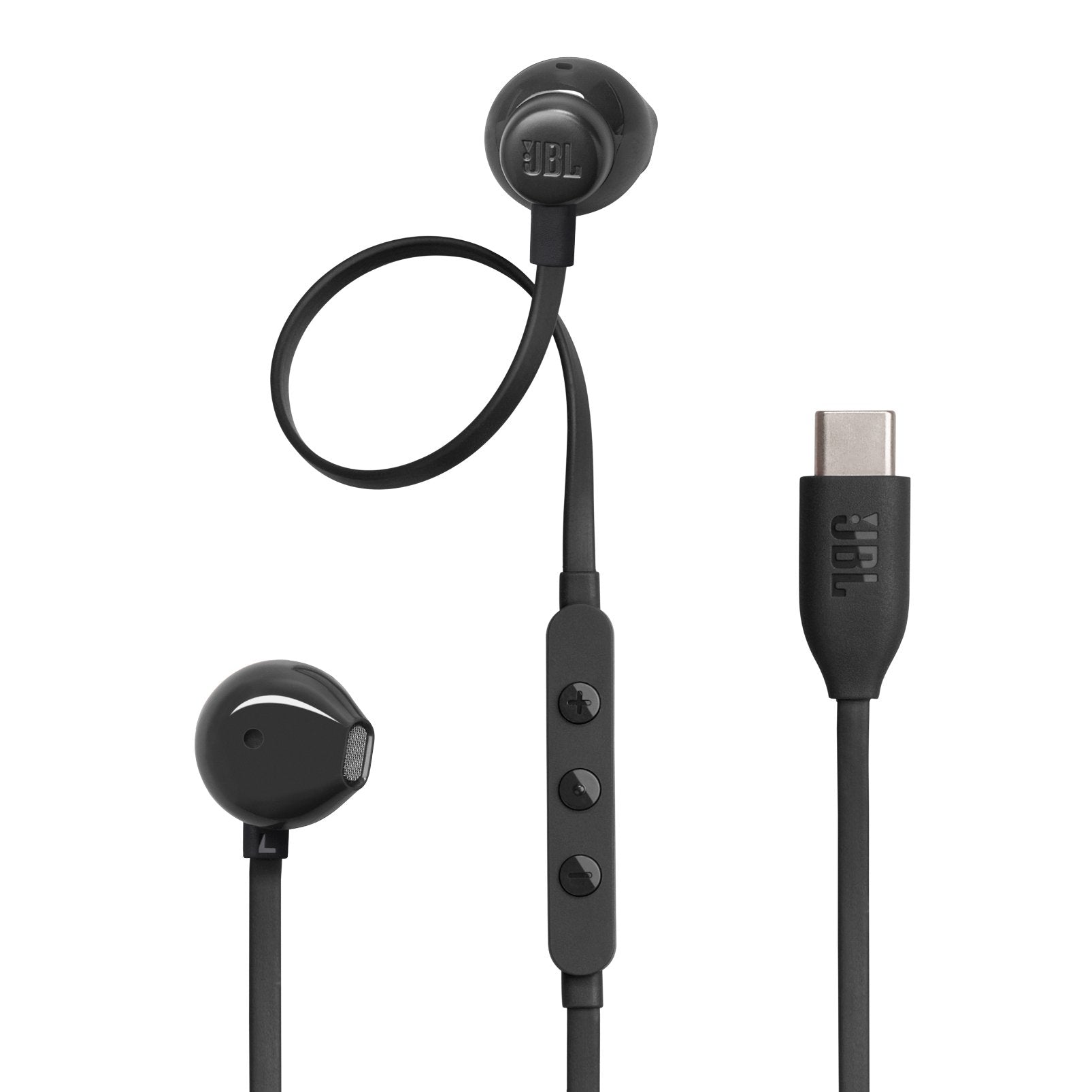 Jbl Earphones Type-C Tune 305c Black Jblt305cblk