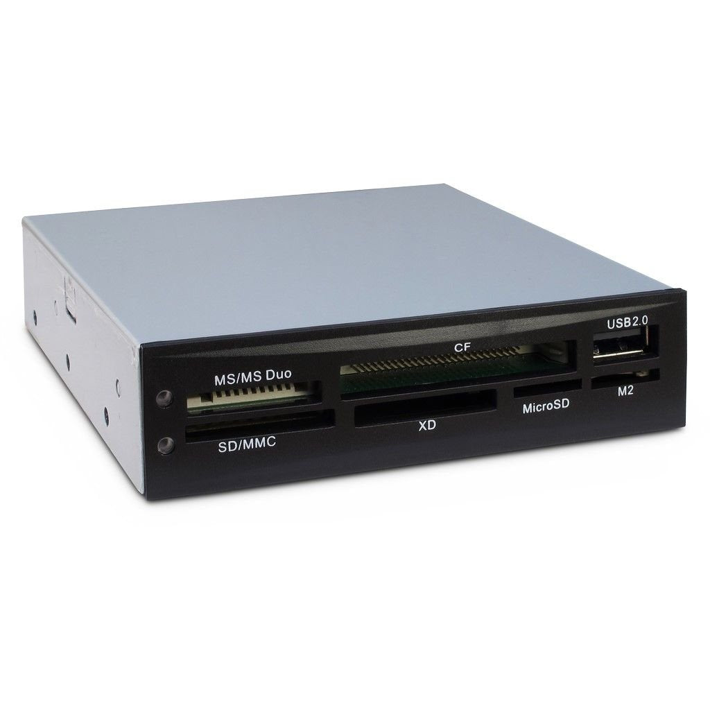 Lector De Tarjetas Interno Inter-Tech Ci-02 Negro Usb 2.0