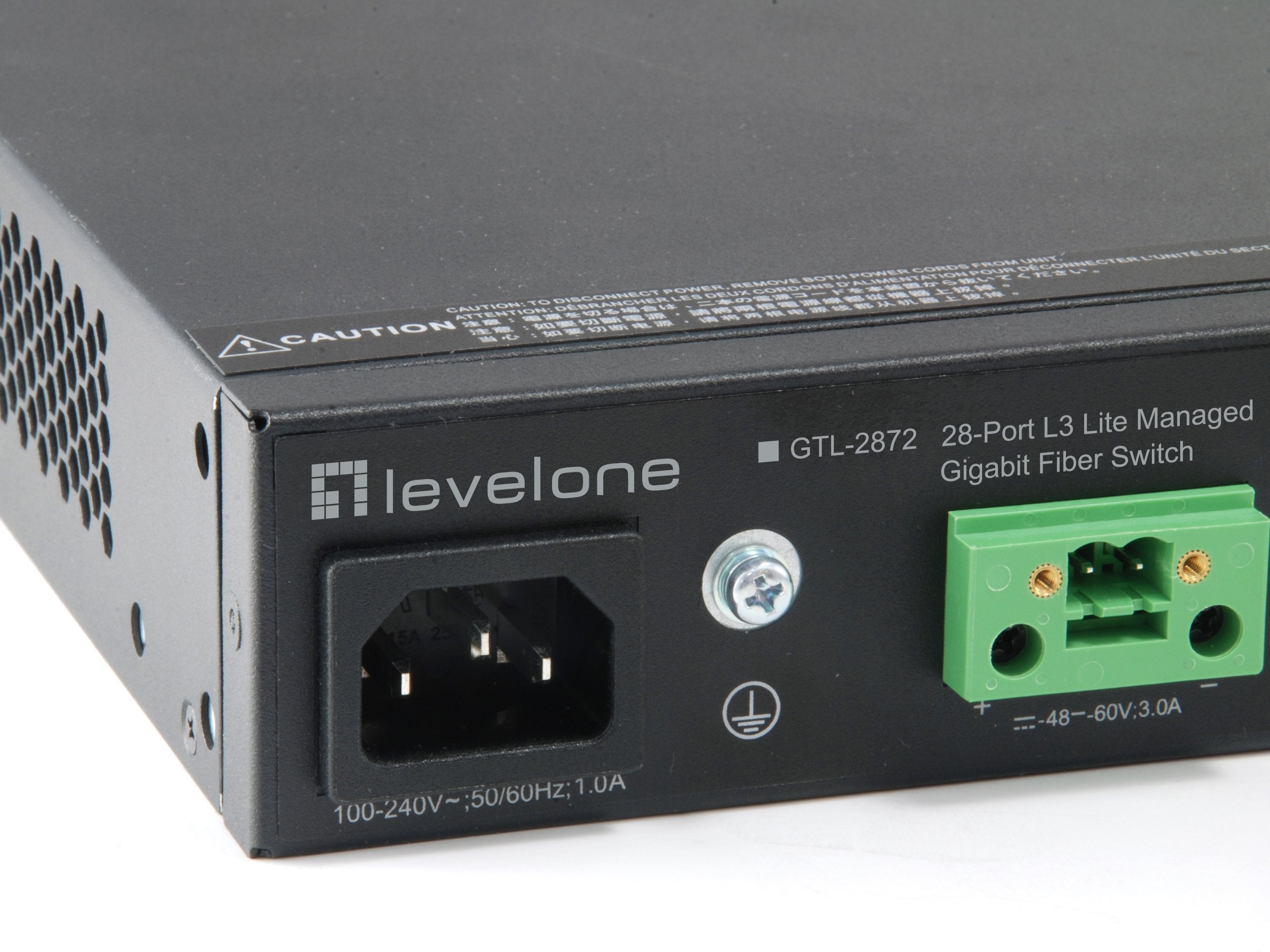 Levelone Switch       Gtl-2872      20xgsfp 19"    4x10gsfp