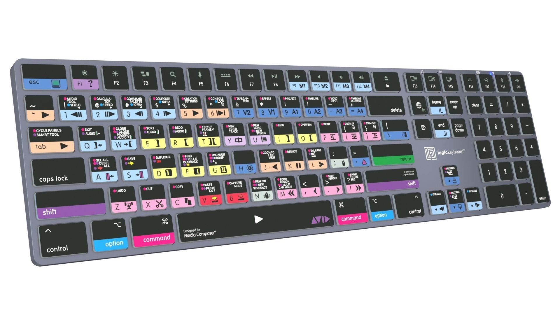 EAN 5707795022235 - Logickeyboard LKB-MCOMP-TM teclado Oficina Bluetooth QWERTY Francés Gris, Titanio imagen 4