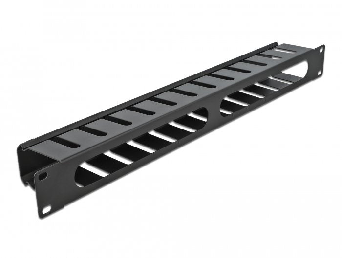 Digitus  19" Panel De Gestión De Cables Con 2 Aberturas 1 U Negro
