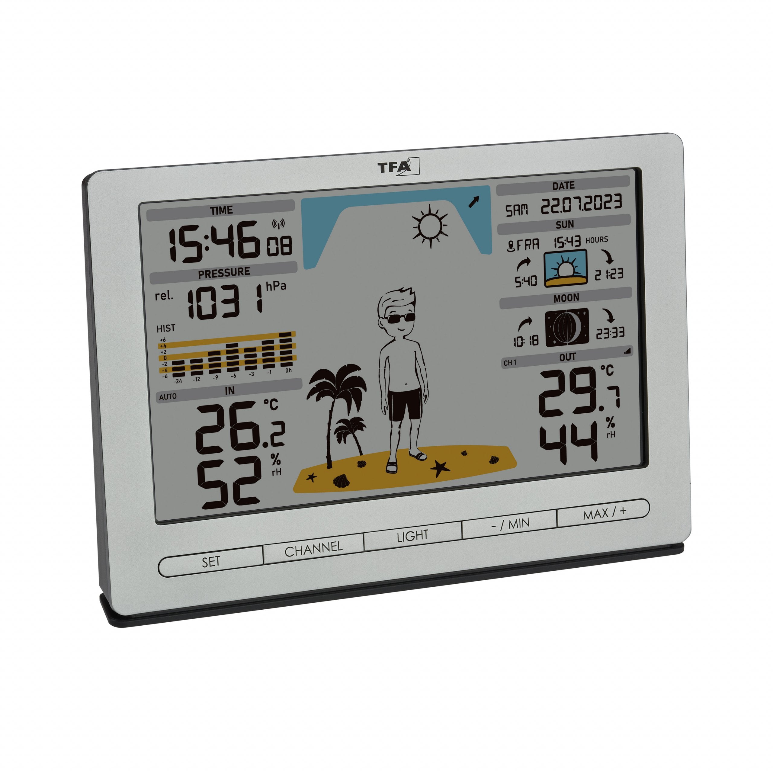 Tfa 35.1097.54 Estación Meteorológica Silver Meteo Jack