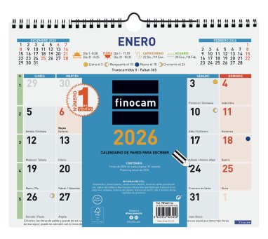 EAN 8422952403456 - Finocam 781420026 calendario imagen 1