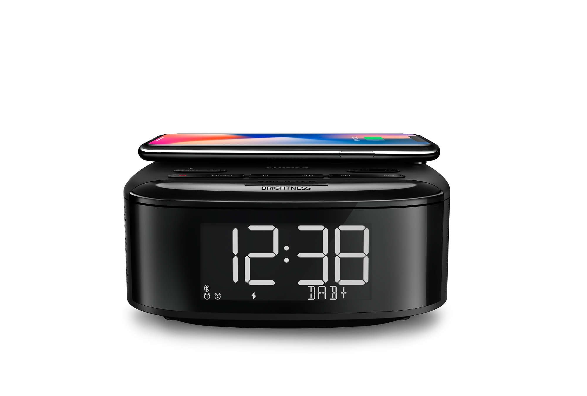 Radio Despertador Philips Bt Cargador Inalambrico