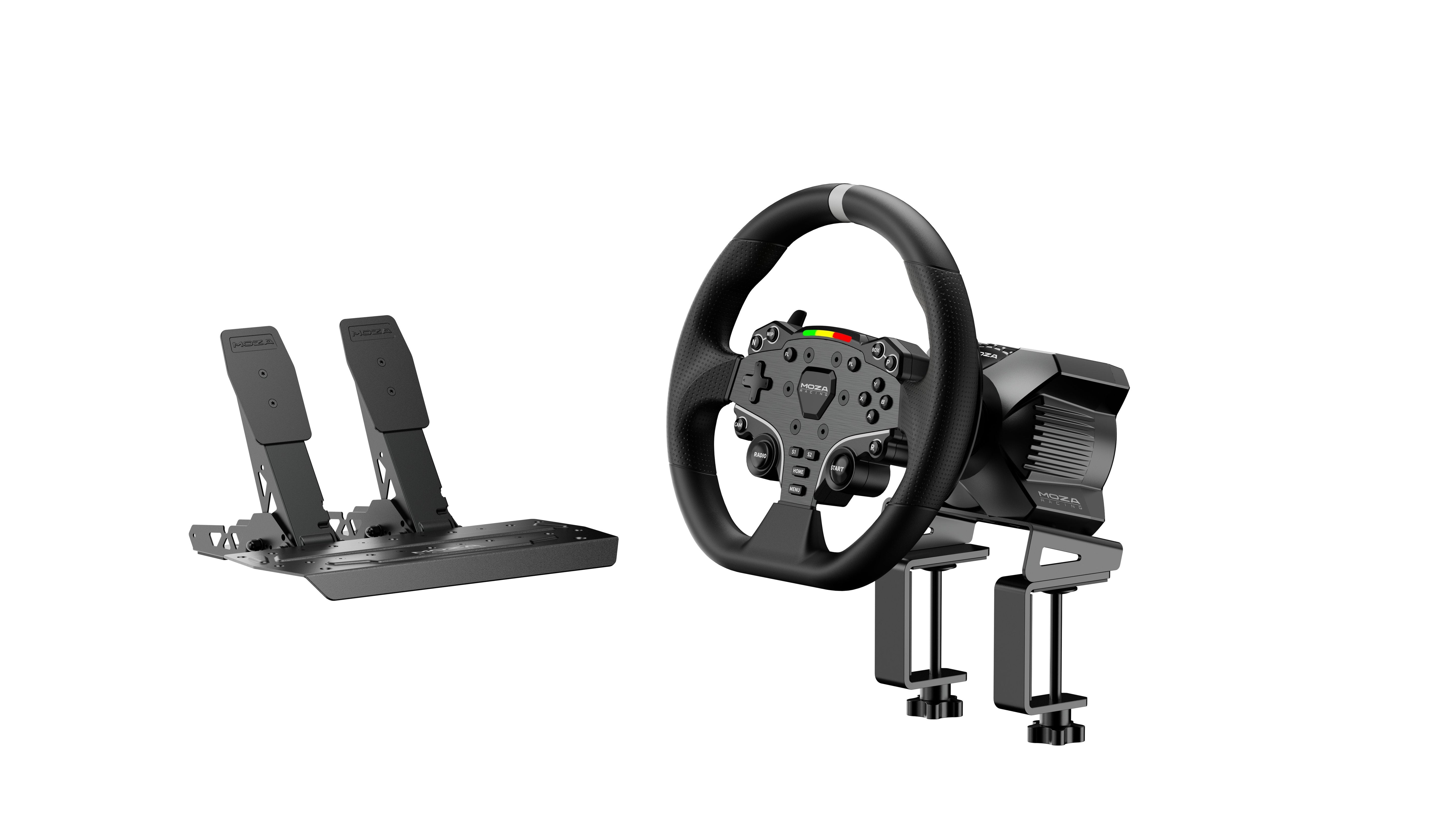 Moza Racing Controlador Rs074 / R3 Wheel And Pedals Negro