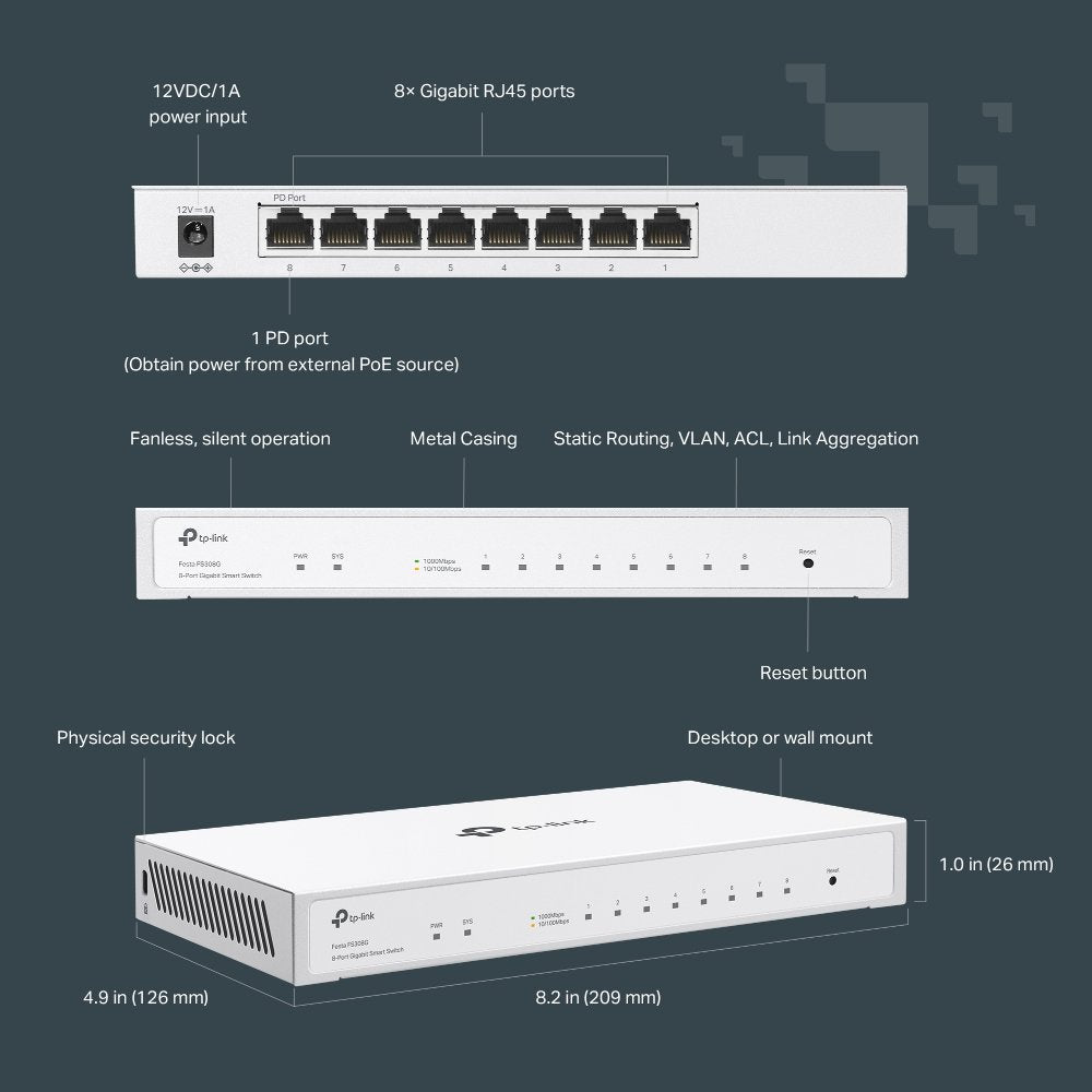 Switch Tp-Link Festa Fs308g Festa Fs308g