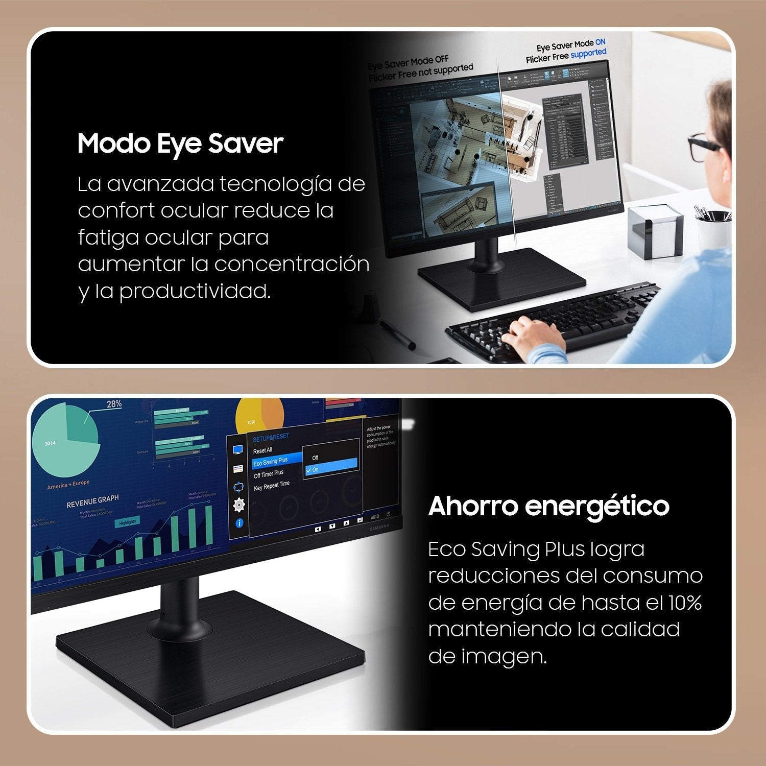EAN 8806095803043 - Samsung S27D304GAU pantalla para PC 68,6 cm (27") 1920 x 1080 Pixeles Full HD LED Negro imagen 3