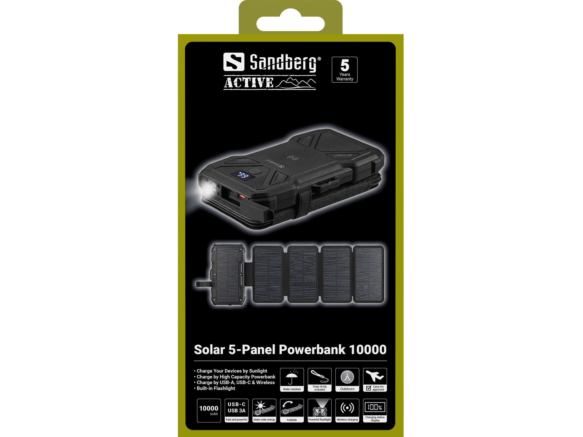 EAN 5705730421051 - Sandberg 421-05 batería externa 10000 mAh Cargador inalámbrico Negro imagen 10