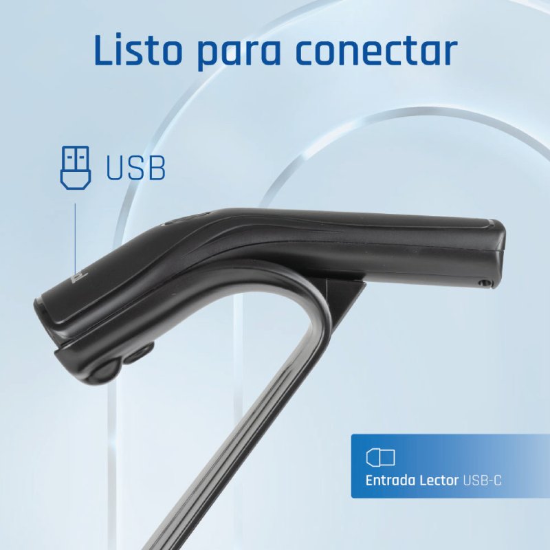 EAN 8435364320129 - iggual L1DUSB-B-AX Lector de códigos de barras portátil CMOS Negro imagen 7