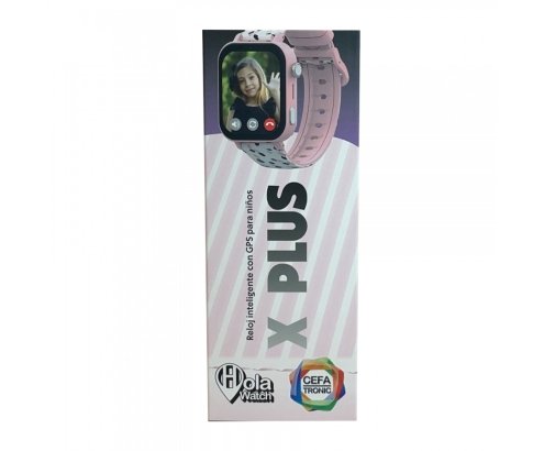 Hola Watch X Plus Rosa Reloj Inteligente Para Niños, Pink