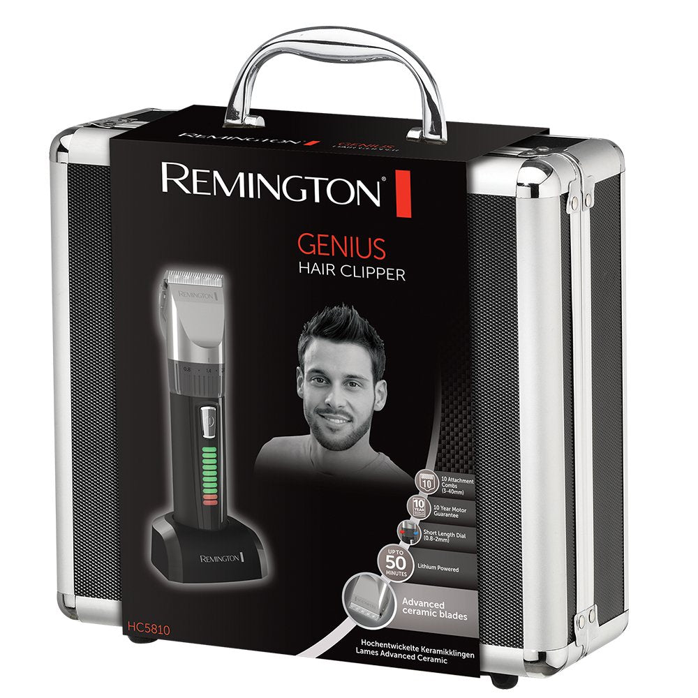 Pae Cortapelos Remington Hc5810 Genius Profesional Indica Led Maletin 50min