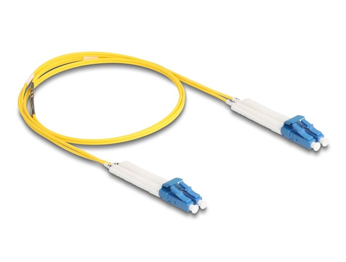 Delock Lwl Cable Lc Duplex A Lc Duplex Singlemode Os2 Winkelbar 1 M