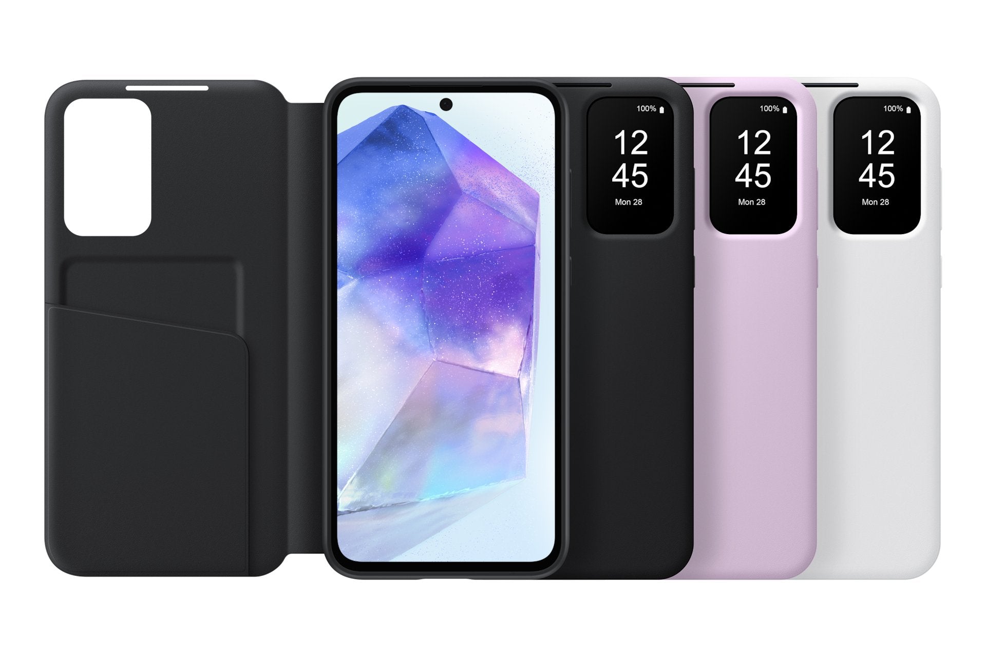 EAN 8806095546582 - Samsung EF-ZA556 funda para teléfono móvil 16,8 cm (6.6") Funda cartera Lavanda imagen 5