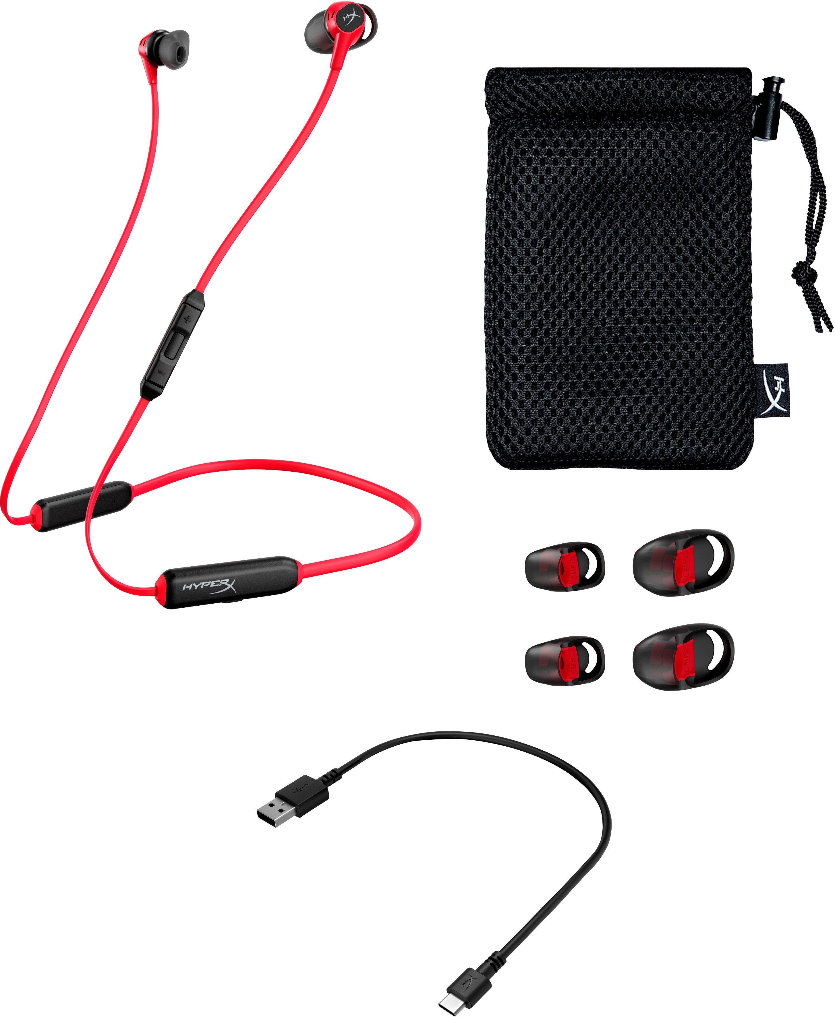 EAN 0196188047330 - HyperX Cloud Buds Wireless Headphones (Red-Black) Inalámbrico Dentro de oído Llamadas/Música Bluetooth Ne imagen 5