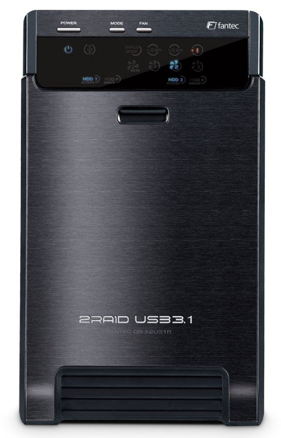 Fantec  Qb-X2u31r Black 2 X 3,5 Sata Raid Hdd Usb 3.1