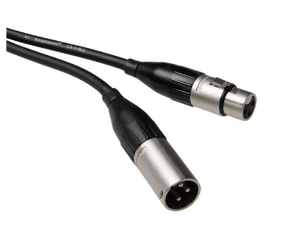 Cable Audio Microfono Xlr 3-Pin Macho A Hembra De 20m Amphenol