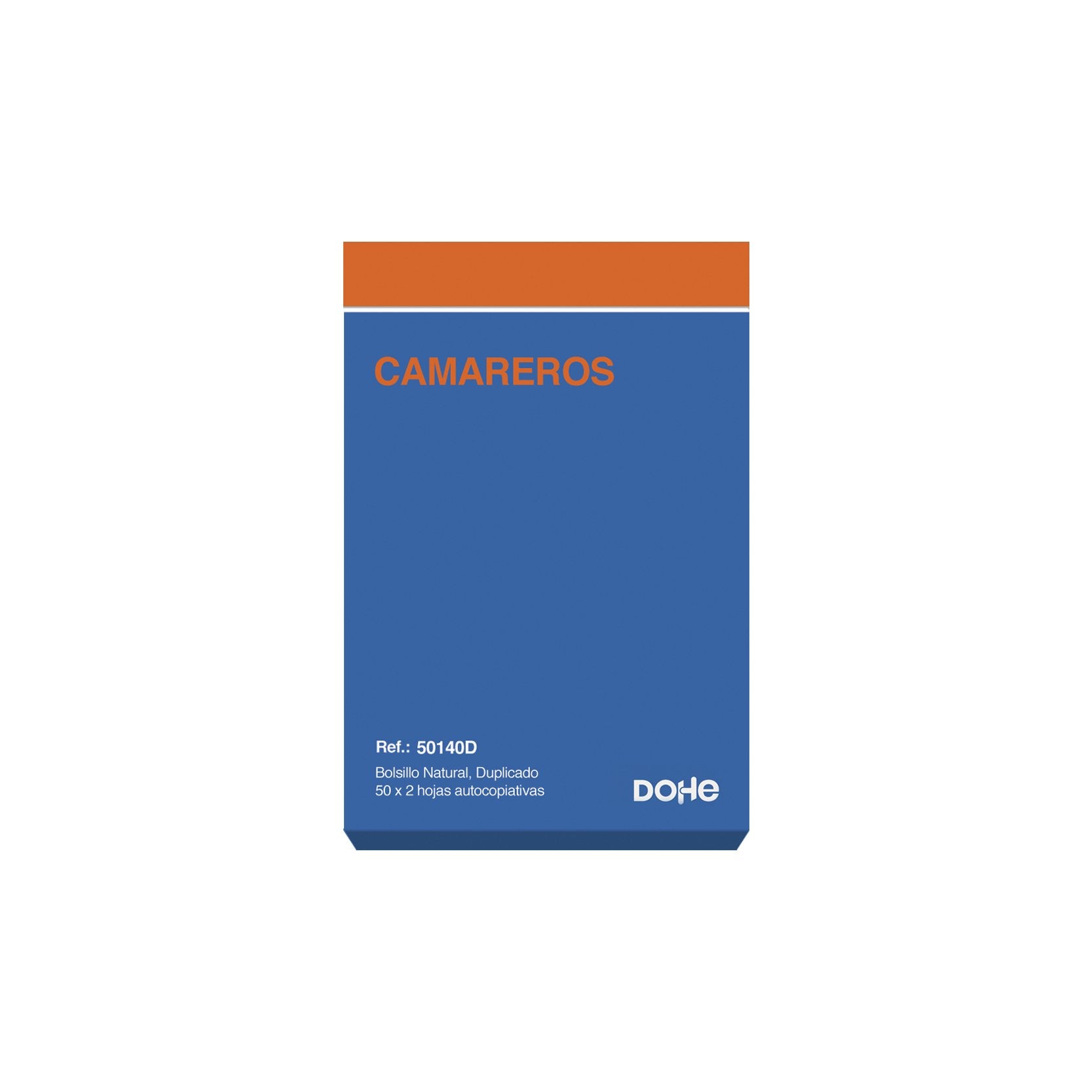 Dohe Talonario Camareros Bolsillo Duplicado Autocopiativo -10u-