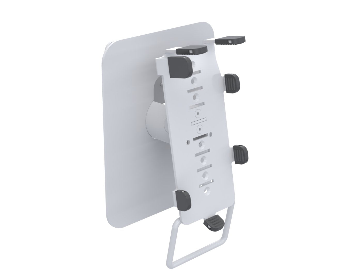 Spacepole® Duratiltt - Extension For Multigript- - Samsung Km24a - White - Front Plate Made For Samsung Kiosk, White - Warranty: 60m