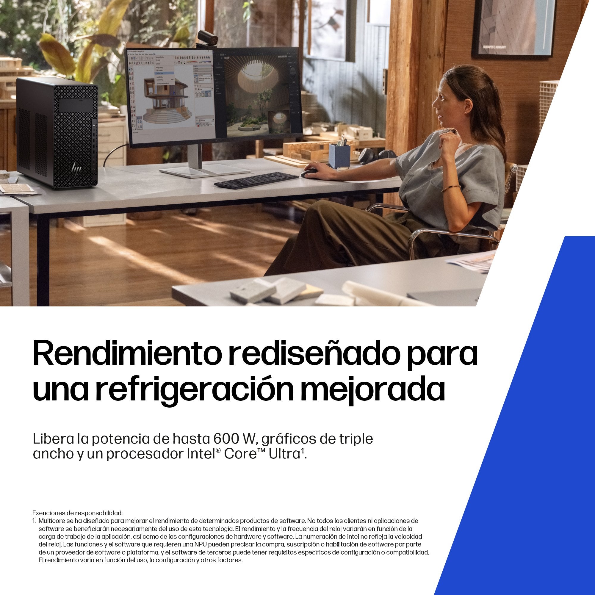 Pc Workstation Hp Z2 Tower G1i Desktop Wolf Pro Security Edition Ultra 7 265k 64 Gb W 11 Pro Negro