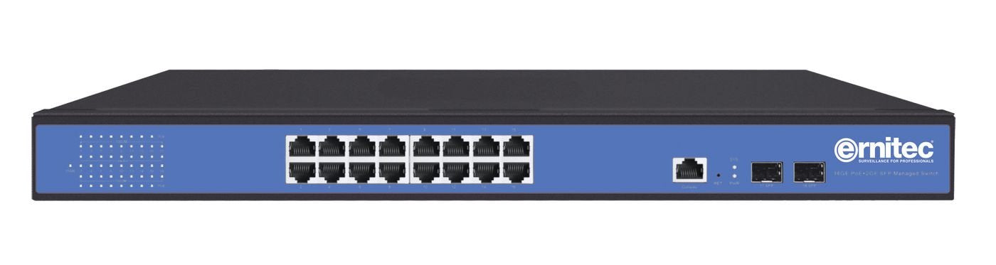 EAN 5715063037058 - Ernitec ELECTRA-M216/2 switch Gestionado L2 Gigabit Ethernet (10/100/1000) Energía sobre Ethernet (PoE) N imagen 1