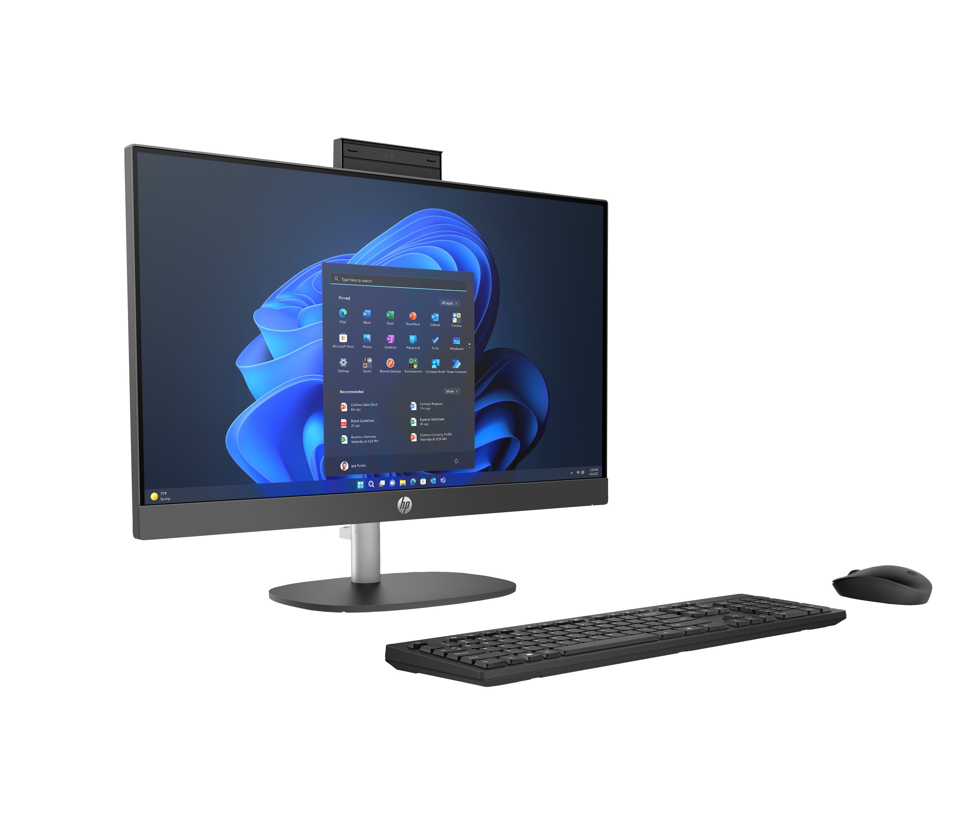 EAN 198415323972 - HP ProOne 245 G10 AMD Ryzen™ 5 7520U 60,5 cm (23.8") 1920 x 1080 Pixeles PC todo en uno 16 GB LPDDR5-SDRAM imagen 1