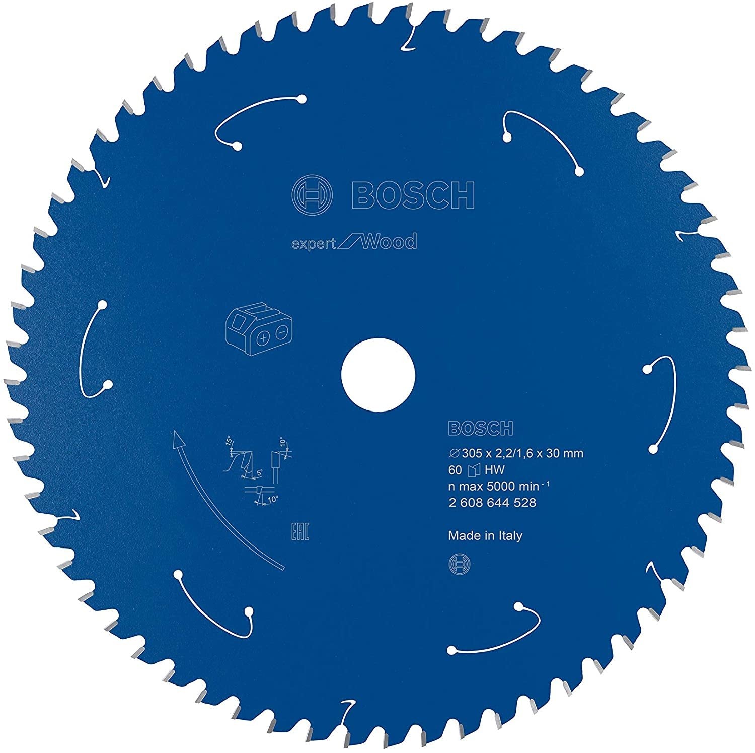 Bosch Hoja De Sierra Circular Expert Para Madera, 305mm 2608644528