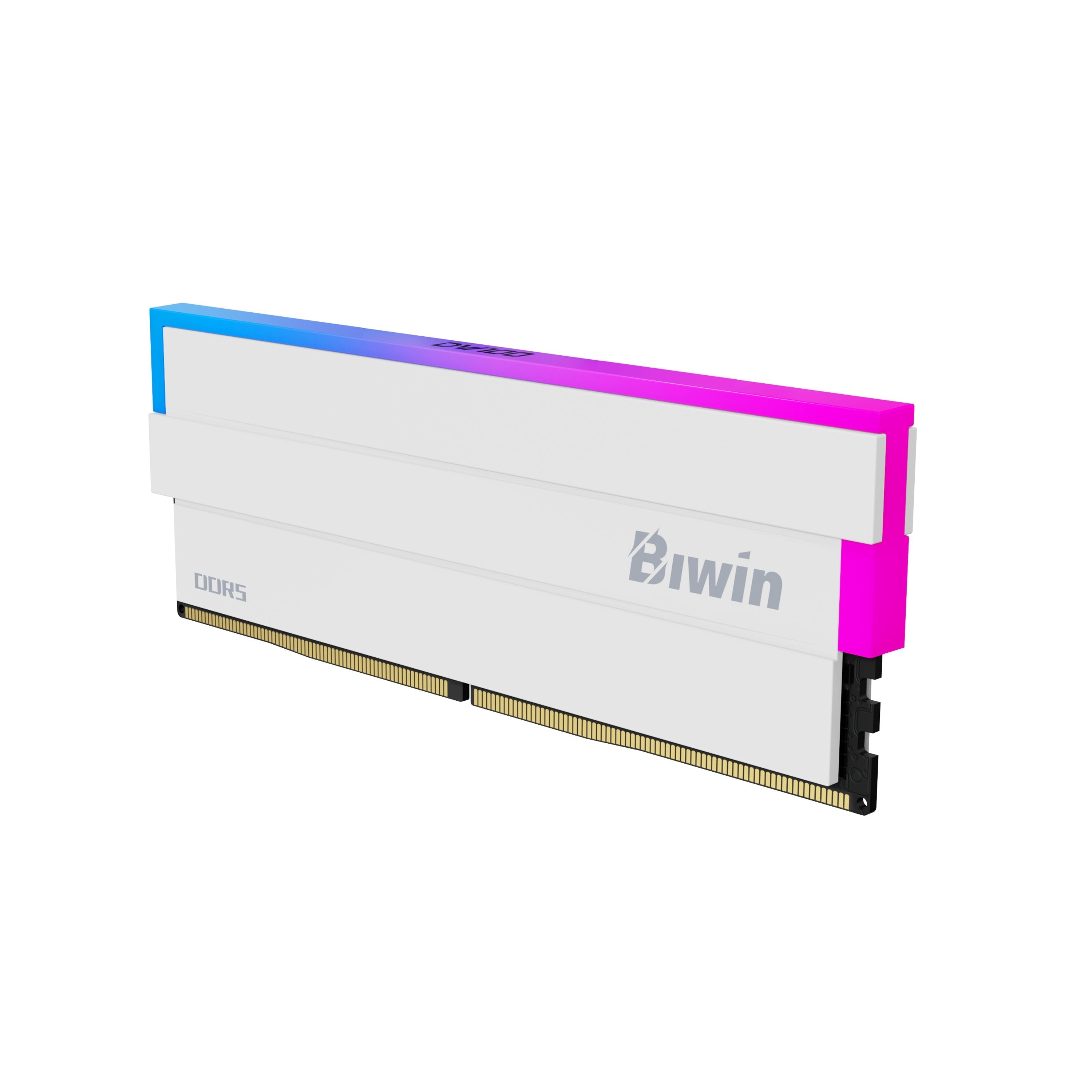 Memoria Biwin Dw100 Ddr5 6000 64gb Cl30 (16*2) White Hynix