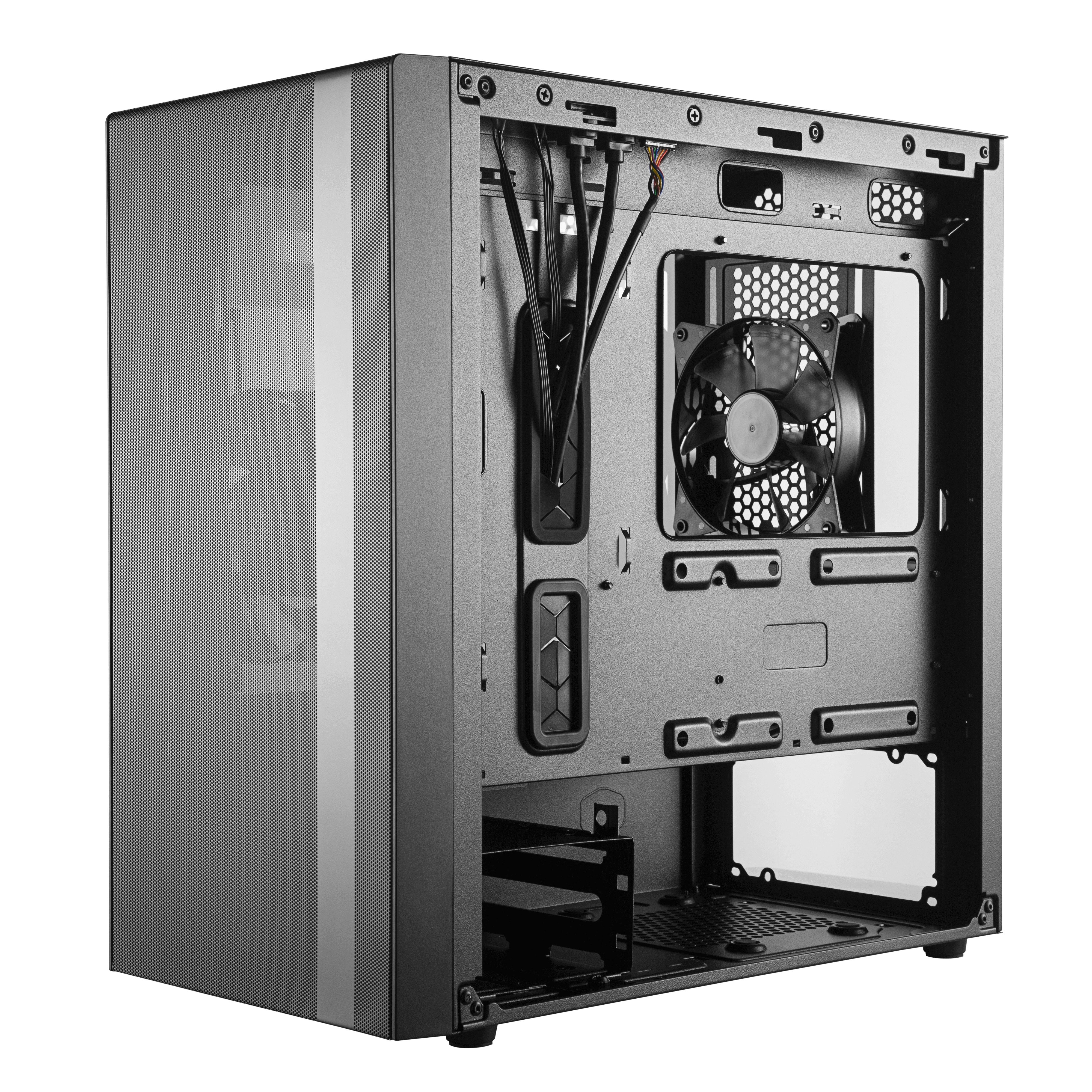 Caja Pc Cooler Master Masterbox Nr400 Bk Cristal Templado/Frontal Mesh/Without Odd Mcb-Nr400-Kgnn-S00