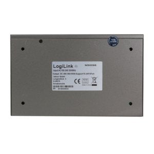 Switch  5 Ports 10/100mbit/S Poe, 30w Logilink (Sobremesa)