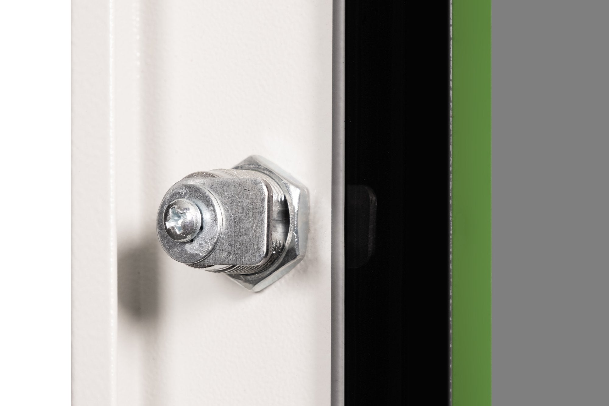 Puerta Frontal De Cristal Para Armario Mural Unique De 19" Y 9u Color Gris (Ral 7035)