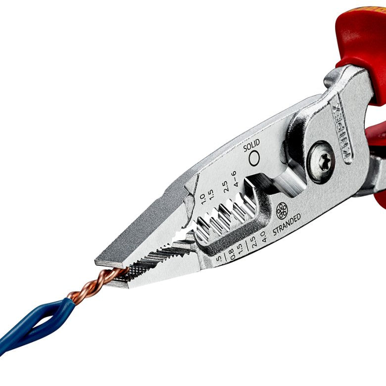 Knipex 13 76 200 Me Pelacable Rojo, Acero Inoxidable, Amarillo
