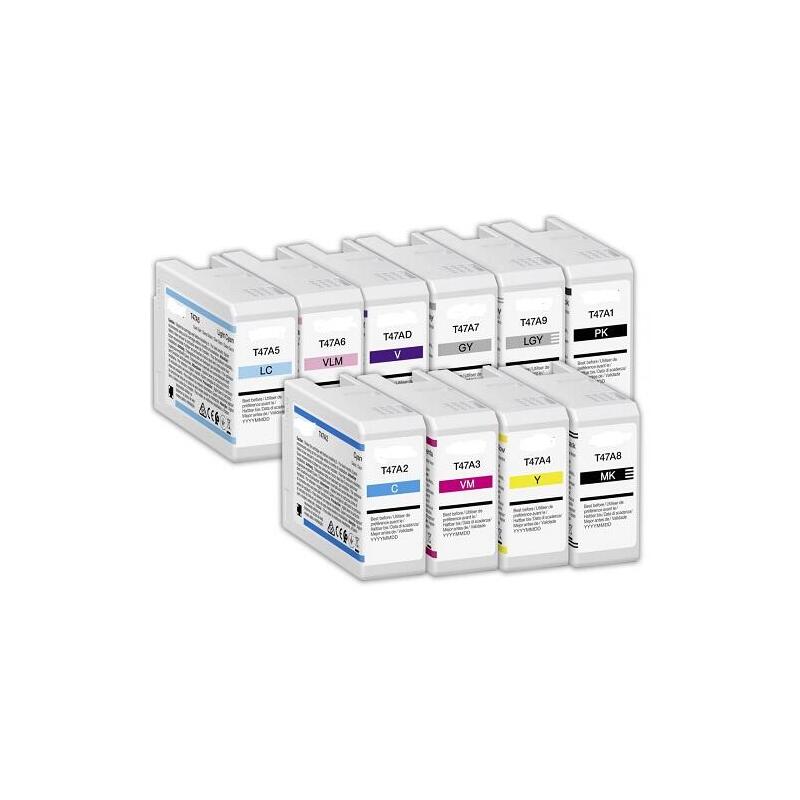 50ml Ciano-Light Pg Compatible Epson Surecolor Sc-P900 C13t47a500