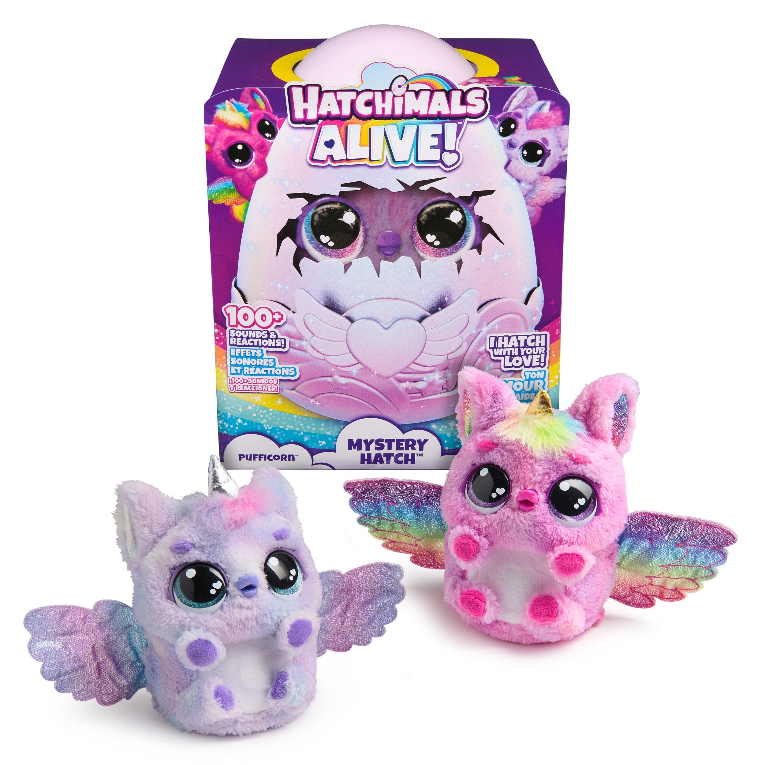 Figura De Juguete Spin Master Hatchimals Alive Mystery Egg Pufficornio   6069132