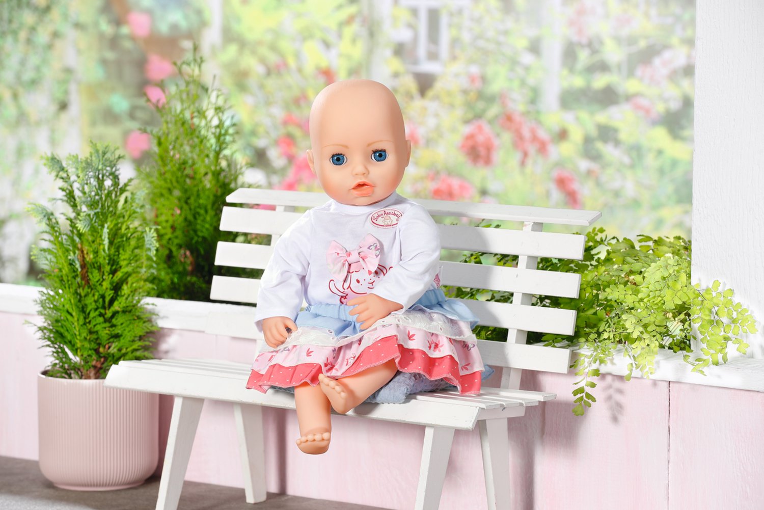 Zapf Creation Baby Annabell® Outfit Falda 43cm, Accesorios Para Muñecas Incluidas Perchas 706756