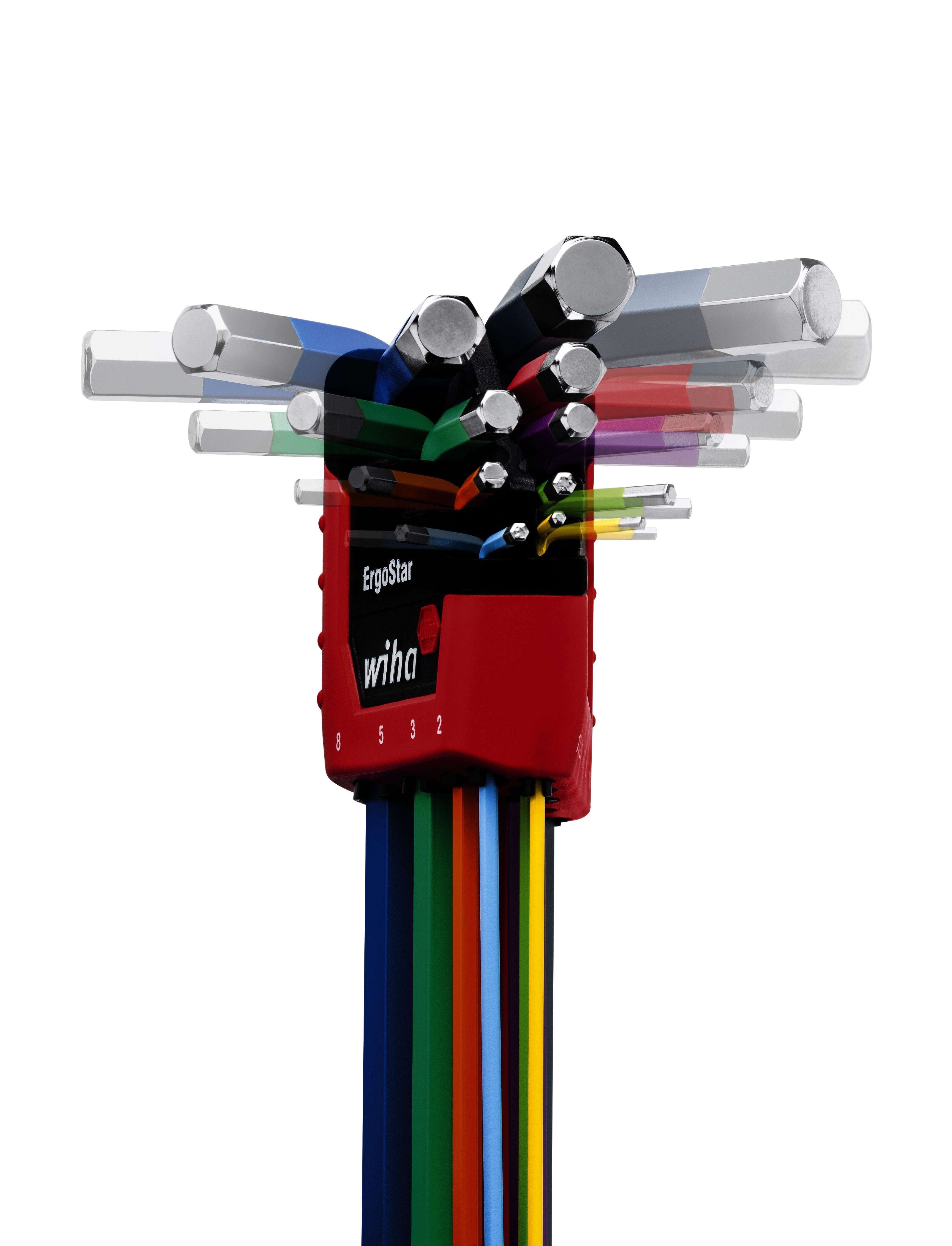 Wiha Juego De Llaves Allen En Soporte Ergostar, Destornillador 41979