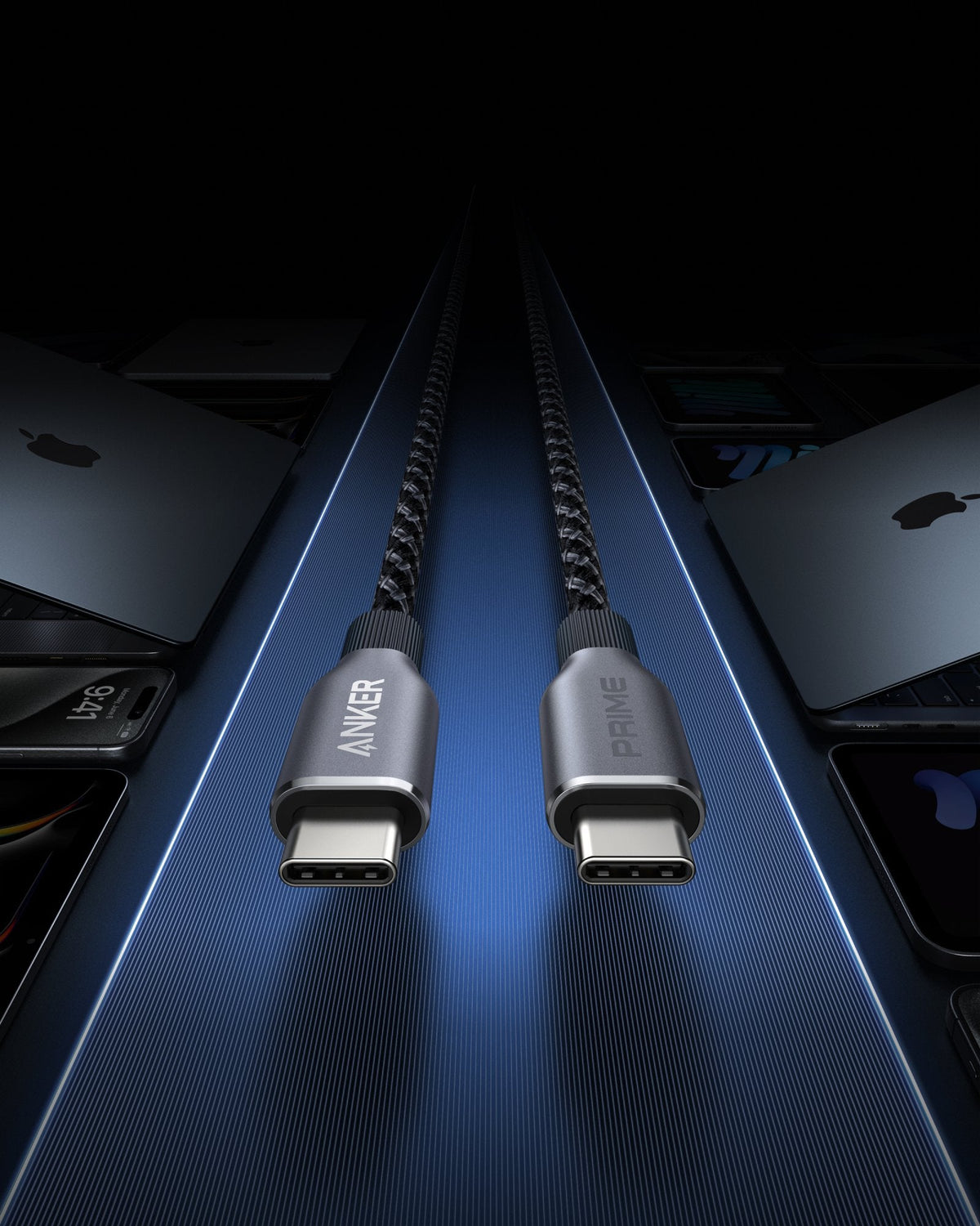 Cable Anker Prime Usb-C To Usb-C Cable (6ft 240w Upcycled-Braided)