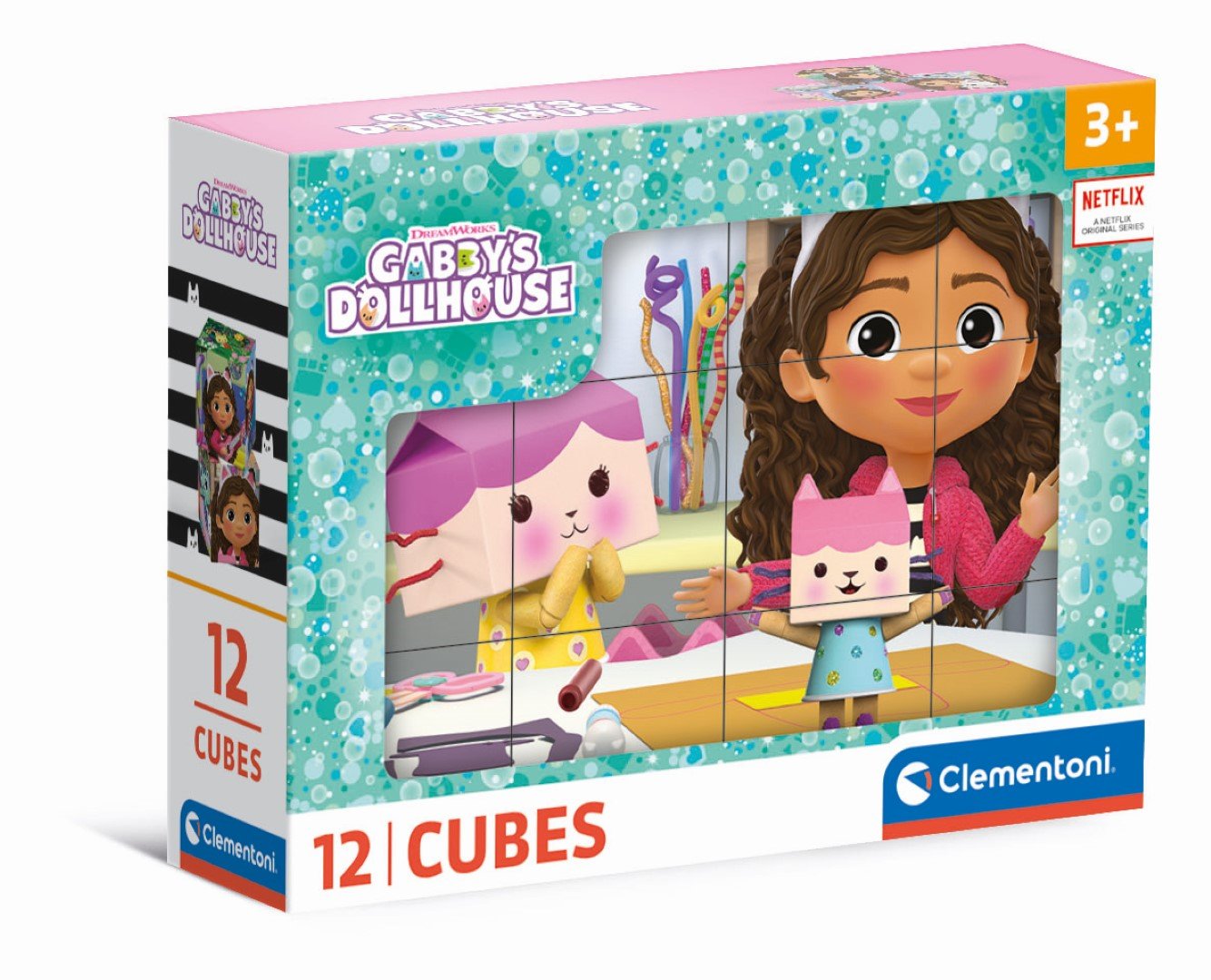 Puzzle Cubo La Casa De Muñecas De Gabby 12pzs