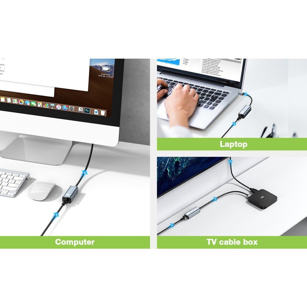 Techly Idata Usb-Etgiga-Aa Adaptador/Tarjeta De Red Usb-A 3.0 A Rj45 Gigabit